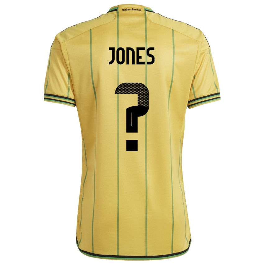 Mulher Camisola Jamaica Rachel Jones #0 Amarelo Principal 24-26 Camisa