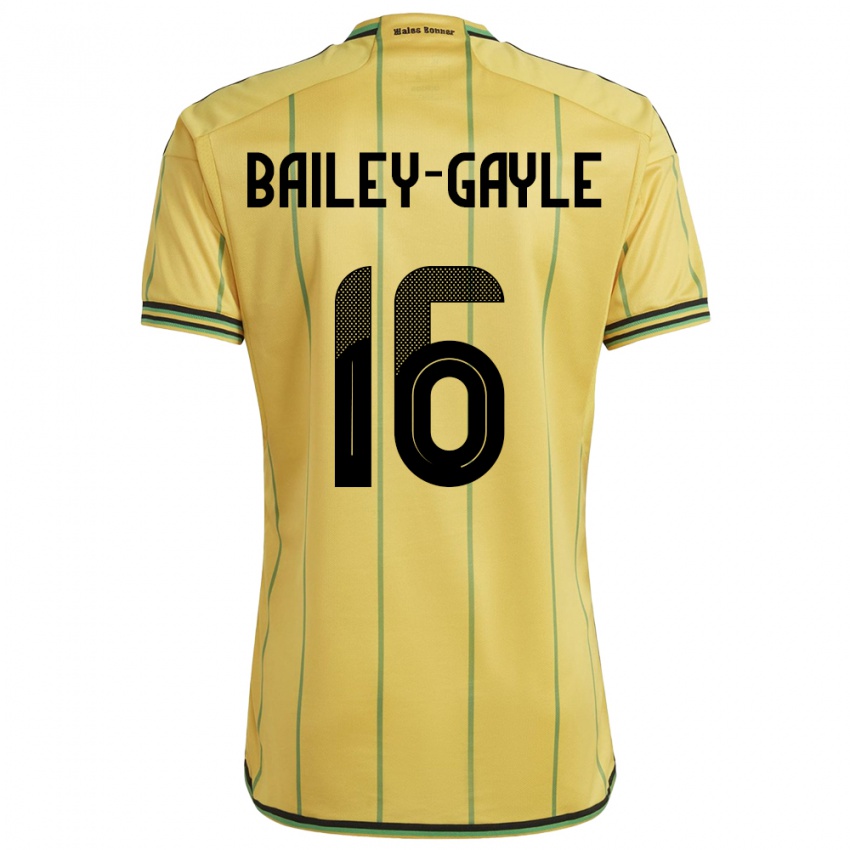 Mulher Camisola Jamaica Paige Bailey-Gayle #16 Amarelo Principal 24-26 Camisa