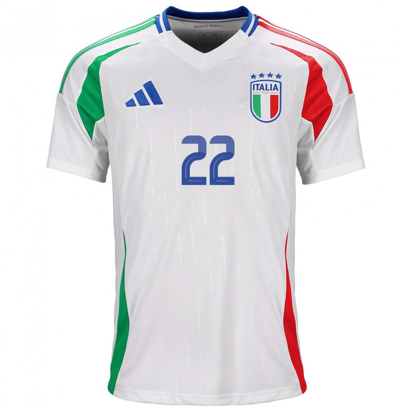Mulher Camisola Itália Stephan El Shaarawy #22 Branco Alternativa 24-26 Camisa