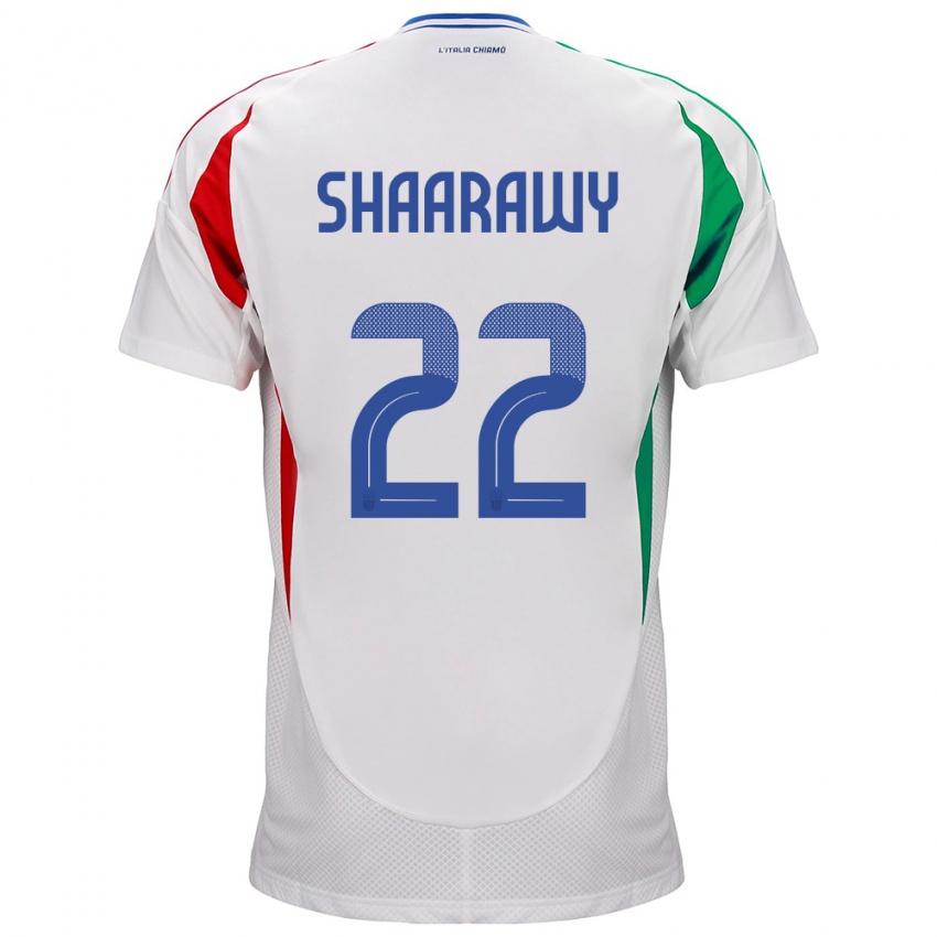 Mulher Camisola Itália Stephan El Shaarawy #22 Branco Alternativa 24-26 Camisa