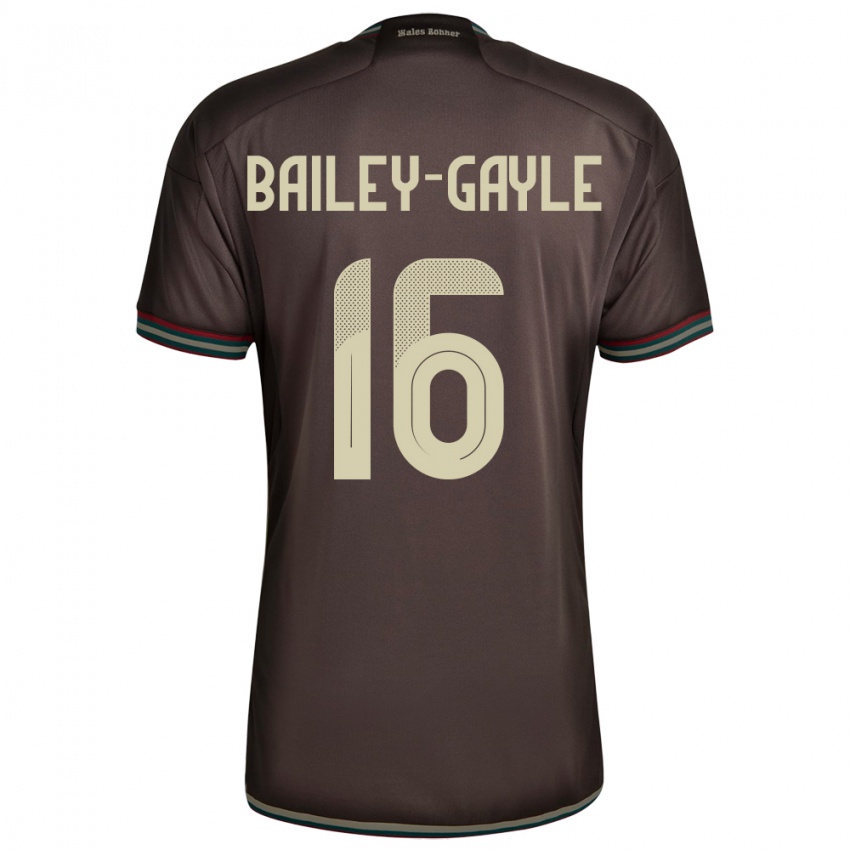 Mulher Camisola Jamaica Paige Bailey-Gayle #16 Noite Marrom Alternativa 24-26 Camisa