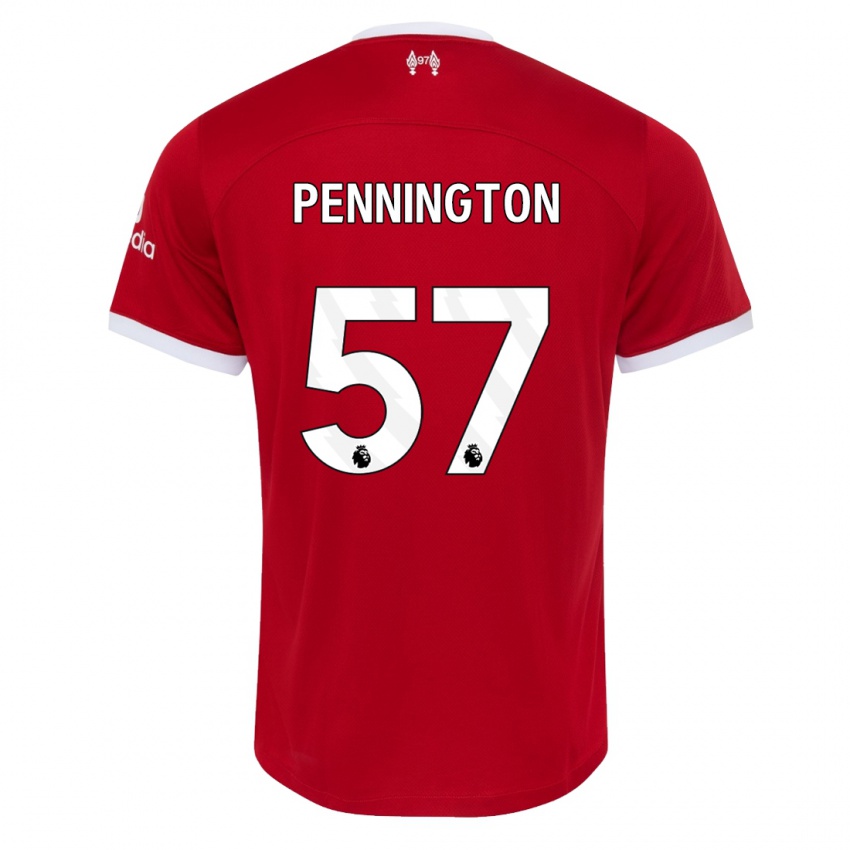 Criança Camisola Cody Pennington #57 Vermelho Principal 2023/24 Camisa