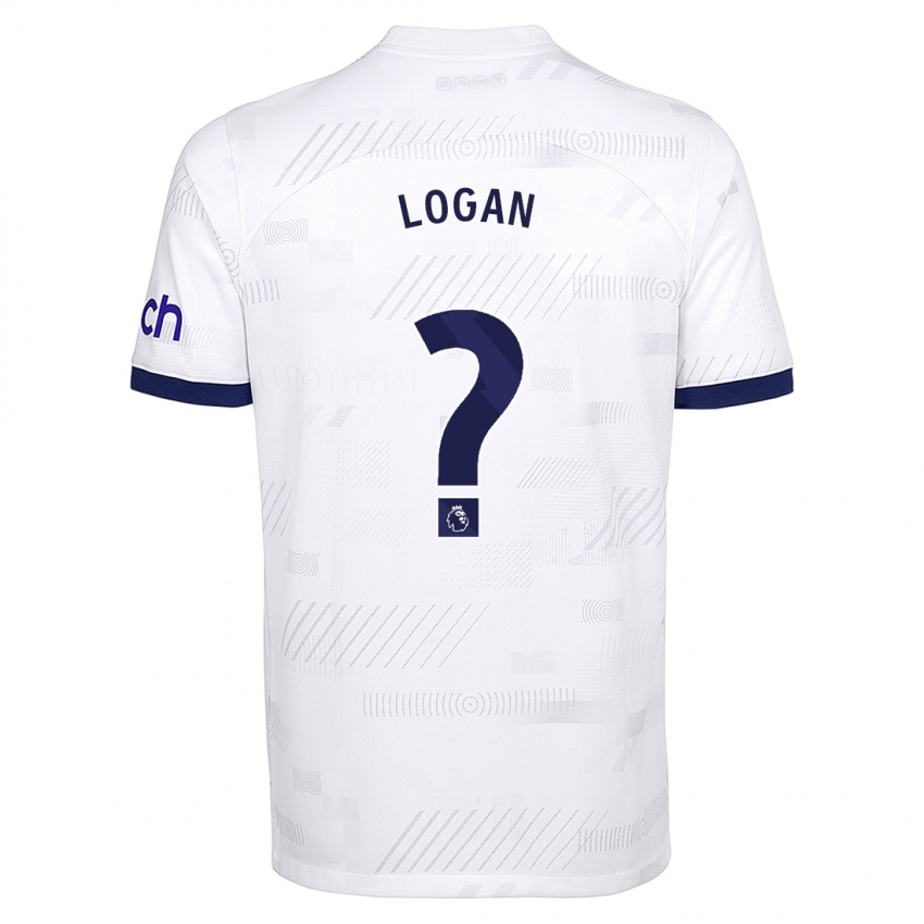 Criança Camisola Calum Logan #0 Branco Principal 2023/24 Camisa