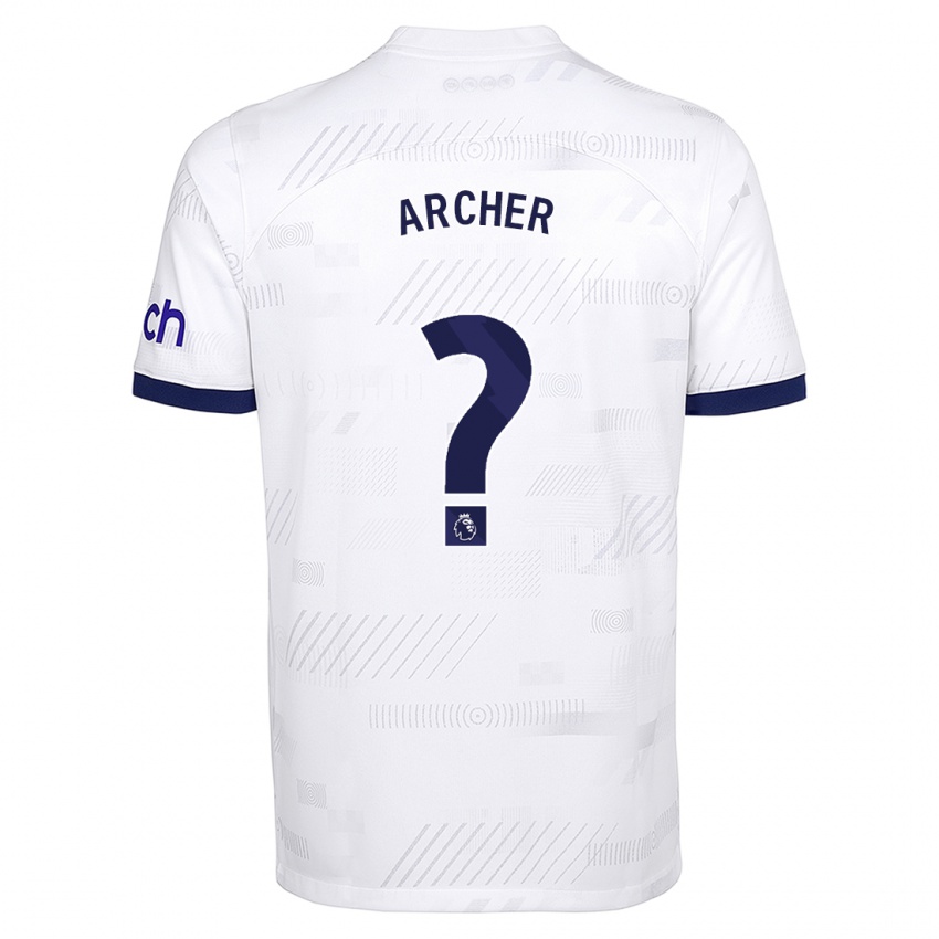 Criança Camisola Samual Archer #0 Branco Principal 2023/24 Camisa