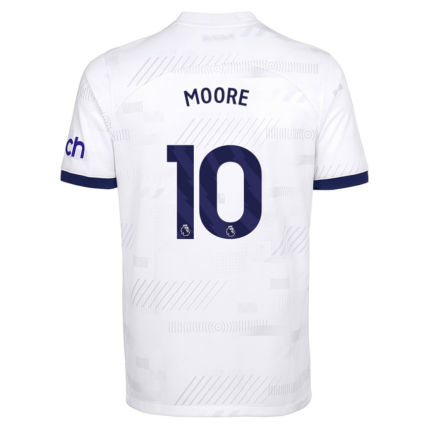 Criança Camisola Mikey Moore #10 Branco Principal 2023/24 Camisa