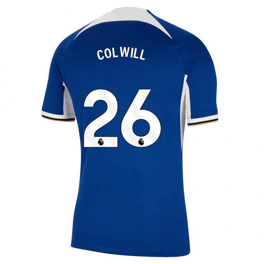 Criança Camisola Levi Colwill #26 Azul Principal 2023/24 Camisa