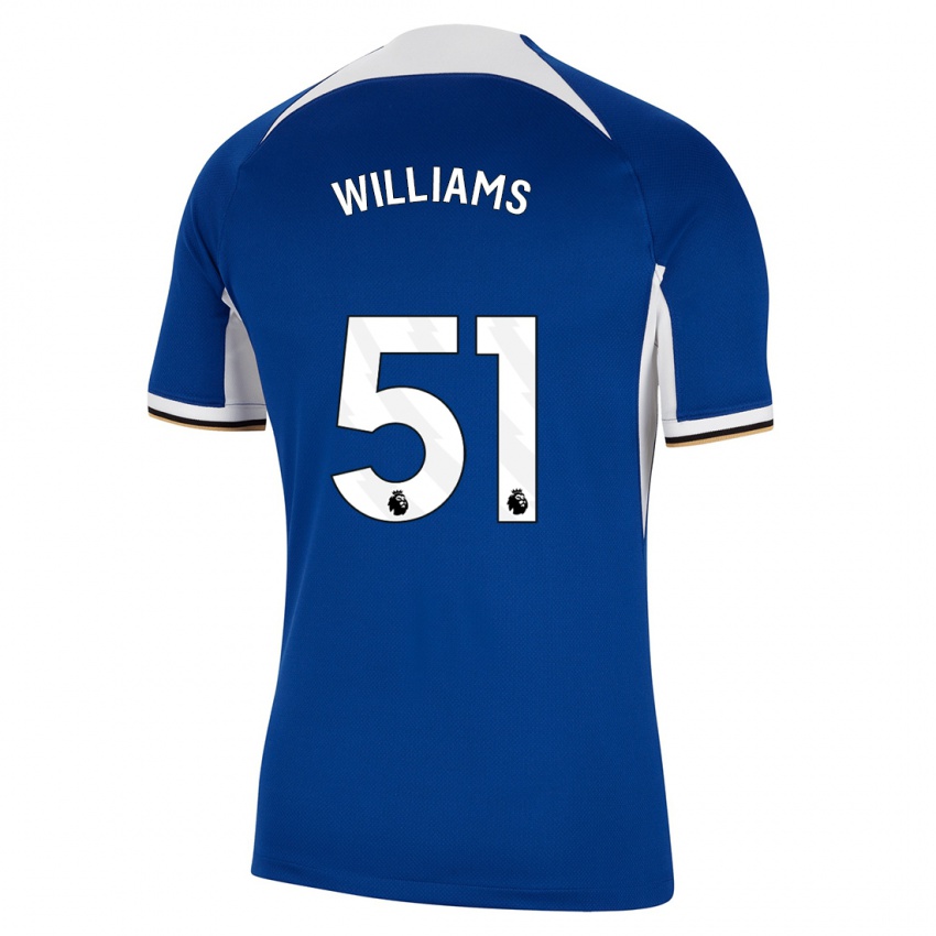 Criança Camisola Dylan Williams #51 Azul Principal 2023/24 Camisa
