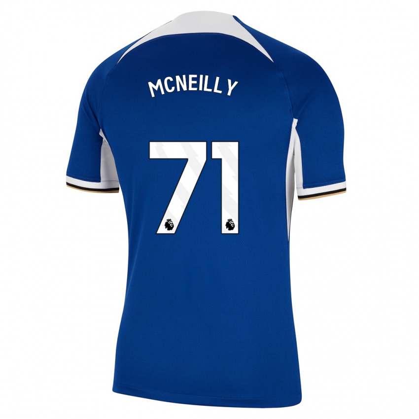 Criança Camisola Donnell Mcneilly #71 Azul Principal 2023/24 Camisa