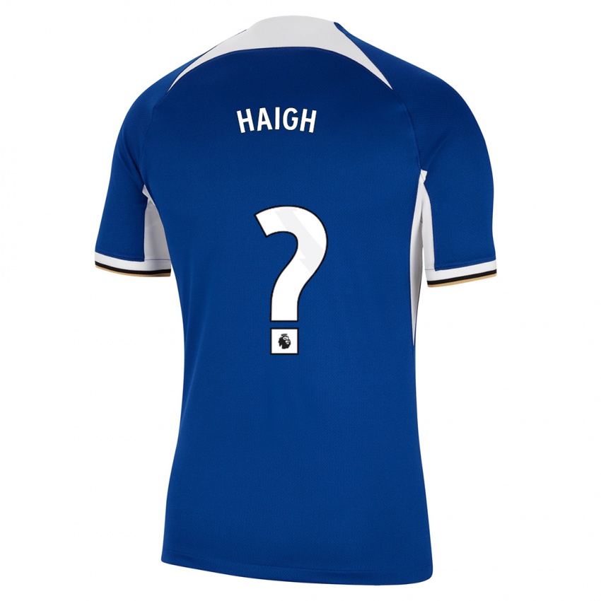 Criança Camisola Joe Haigh #0 Azul Principal 2023/24 Camisa