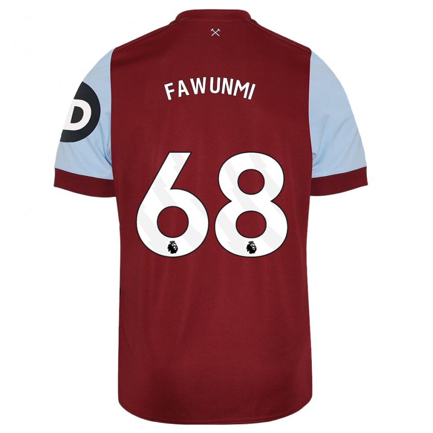 Criança Camisola Favour Fawunmi #68 Marrom Principal 2023/24 Camisa