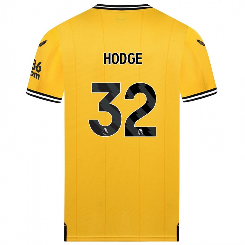 Criança Camisola Joe Hodge #32 Amarelo Principal 2023/24 Camisa