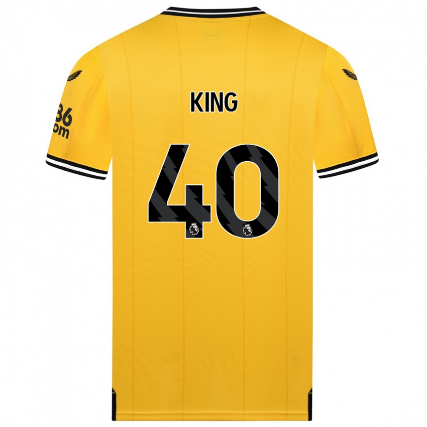 Criança Camisola Tom King #40 Amarelo Principal 2023/24 Camisa