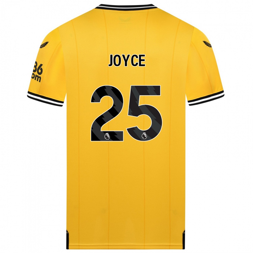 Criança Camisola Leonie Joyce #25 Amarelo Principal 2023/24 Camisa