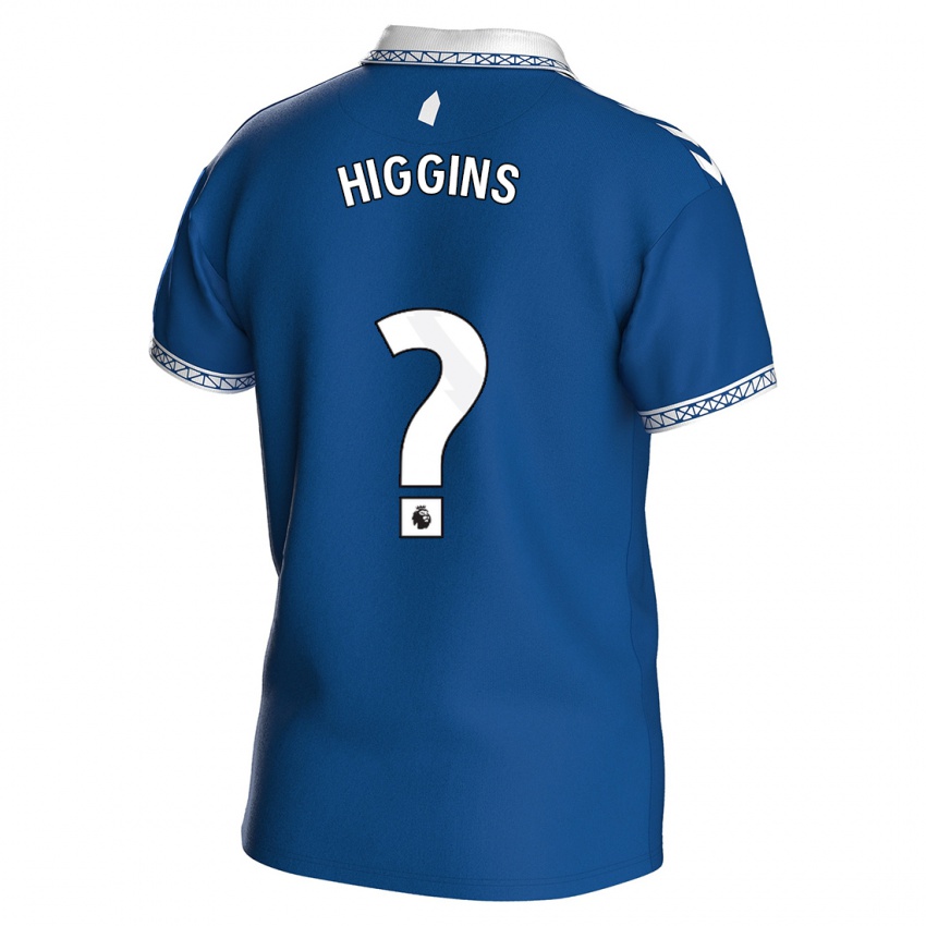 Criança Camisola Liam Higgins #0 Azul Real Principal 2023/24 Camisa
