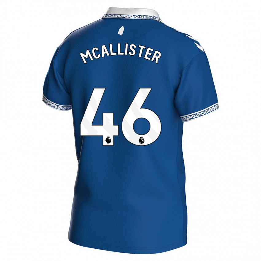 Criança Camisola Sean Mcallister #46 Azul Real Principal 2023/24 Camisa