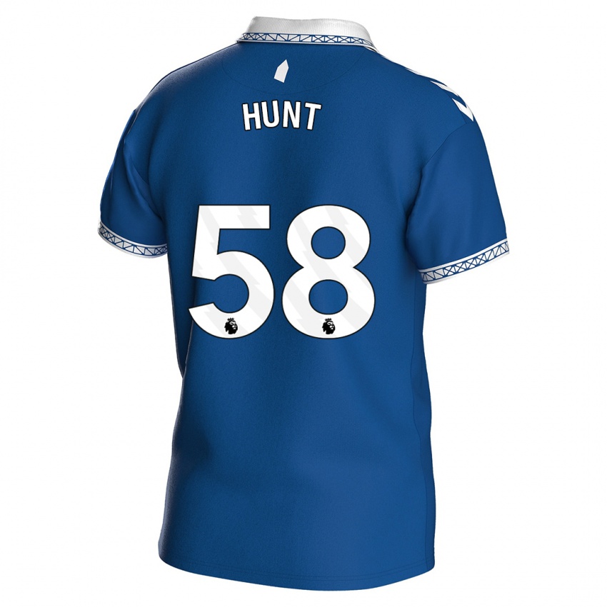 Criança Camisola Mackenzie Hunt #58 Azul Real Principal 2023/24 Camisa