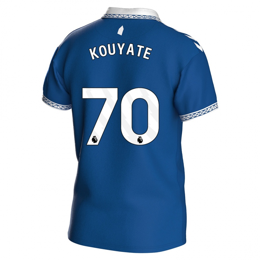 Criança Camisola Katia Kouyate #70 Azul Real Principal 2023/24 Camisa