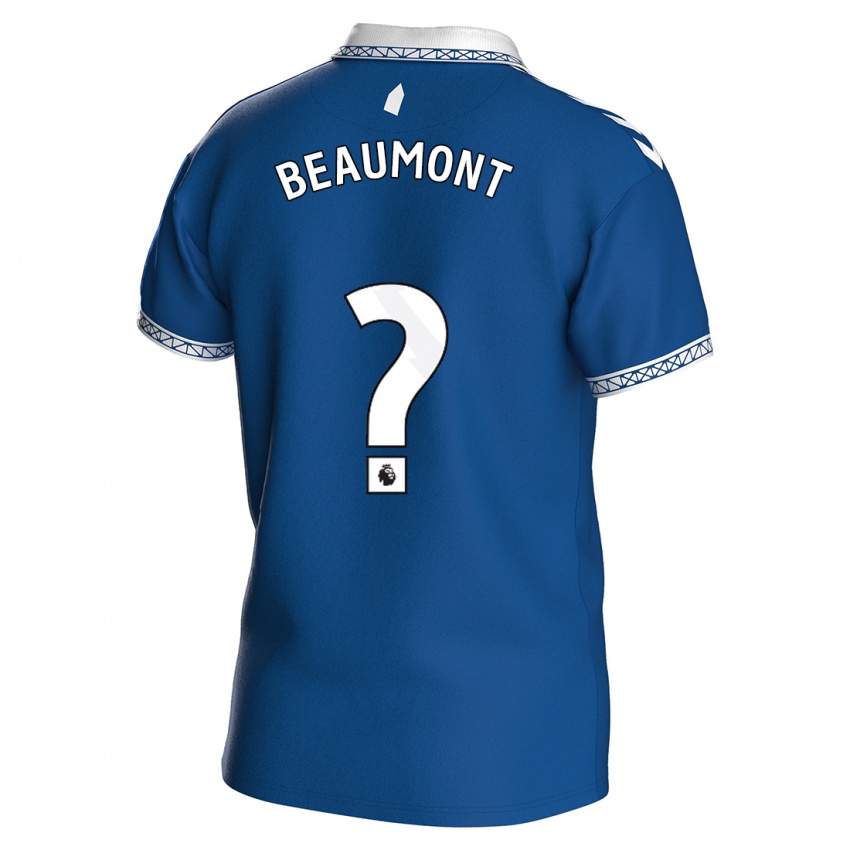 Criança Camisola Jacob Beaumont-Clark #0 Azul Real Principal 2023/24 Camisa
