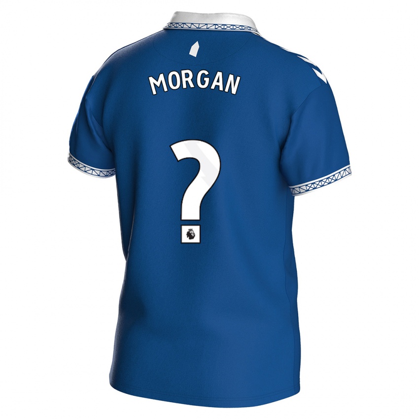 Criança Camisola George Morgan #0 Azul Real Principal 2023/24 Camisa
