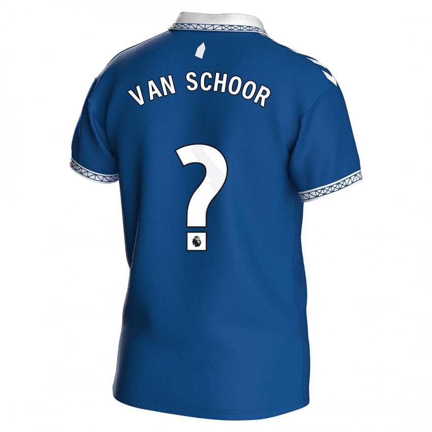 Criança Camisola Joshua Van Schoor #0 Azul Real Principal 2023/24 Camisa