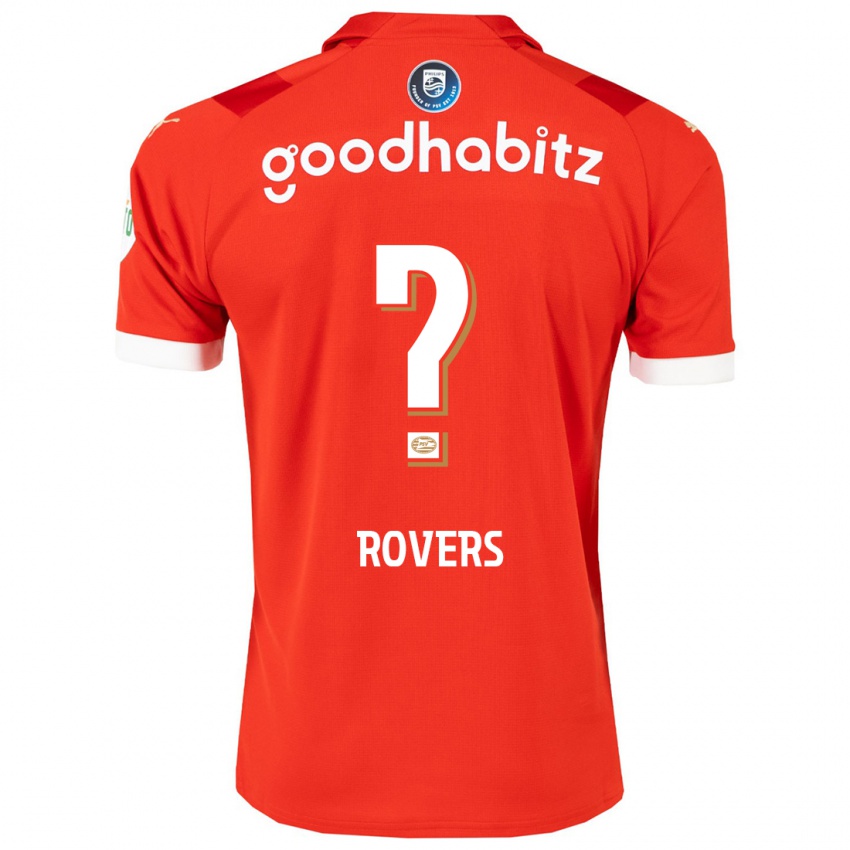 Criança Camisola Bram Rovers #0 Vermelho Principal 2023/24 Camisa