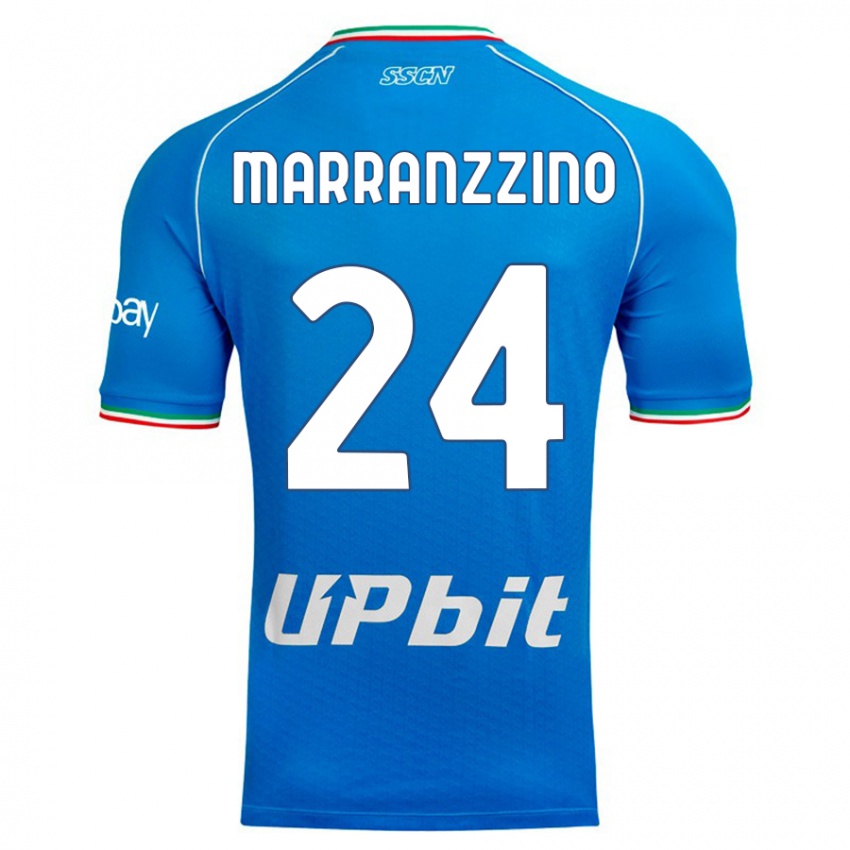 Criança Camisola Pasquale Marranzzino #24 Céu Azul Principal 2023/24 Camisa