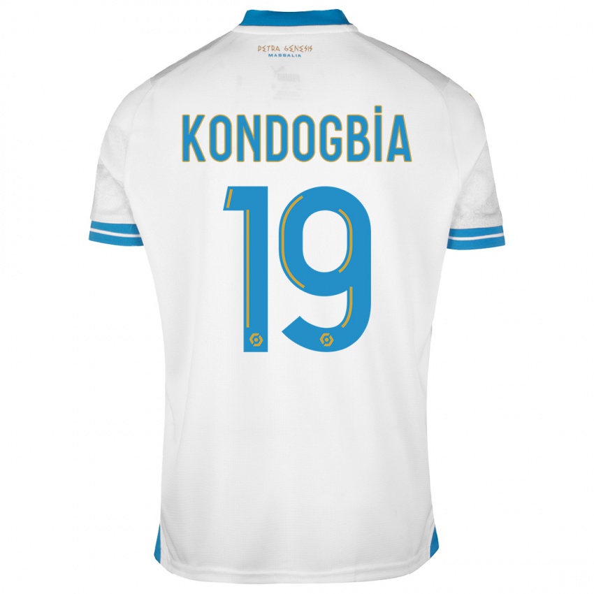 Criança Camisola Geoffrey Kondogbia #19 Branco Principal 2023/24 Camisa