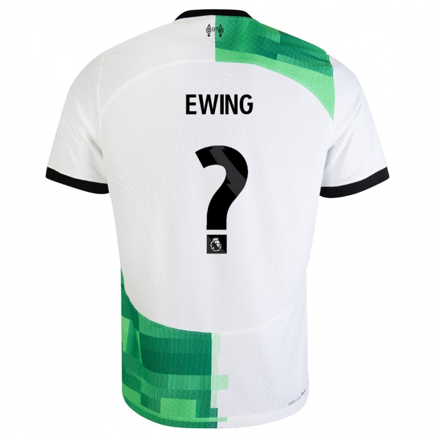 Criança Camisola Clae Ewing #0 Branco Verde Alternativa 2023/24 Camisa
