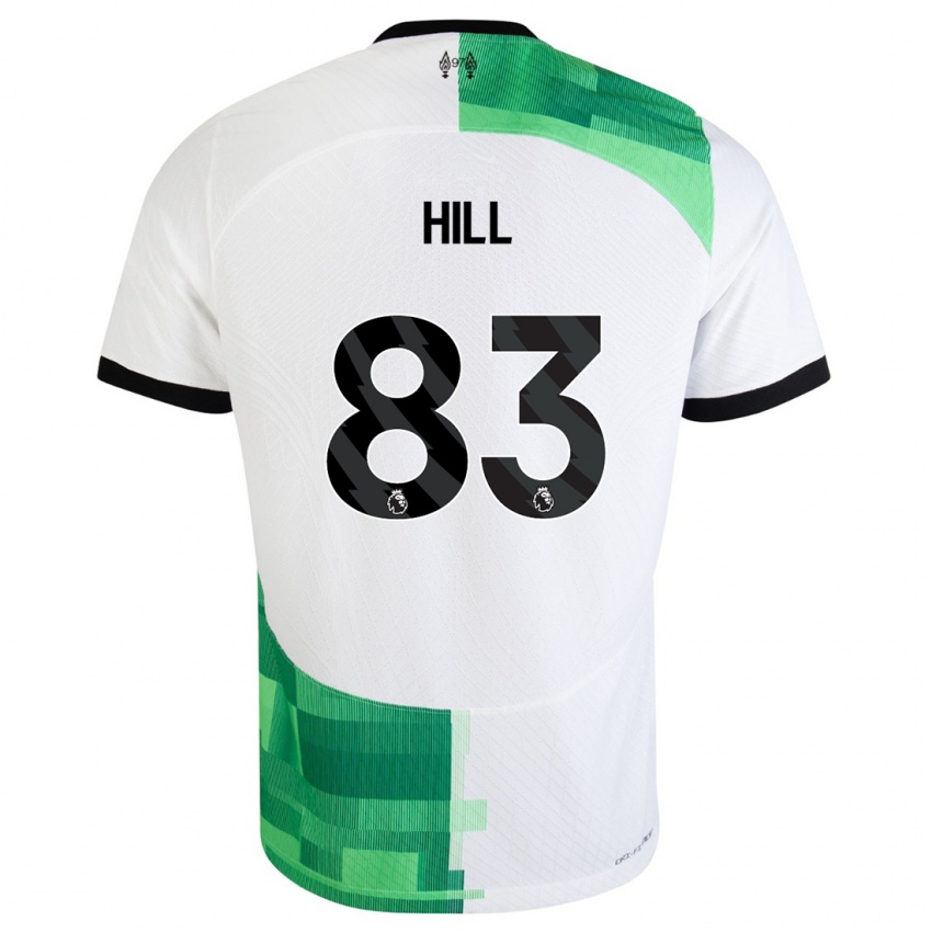 Criança Camisola Tom Hill #83 Branco Verde Alternativa 2023/24 Camisa
