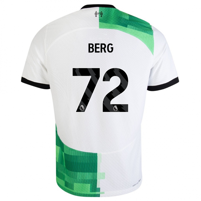 Criança Camisola Sepp Van Den Berg #72 Branco Verde Alternativa 2023/24 Camisa