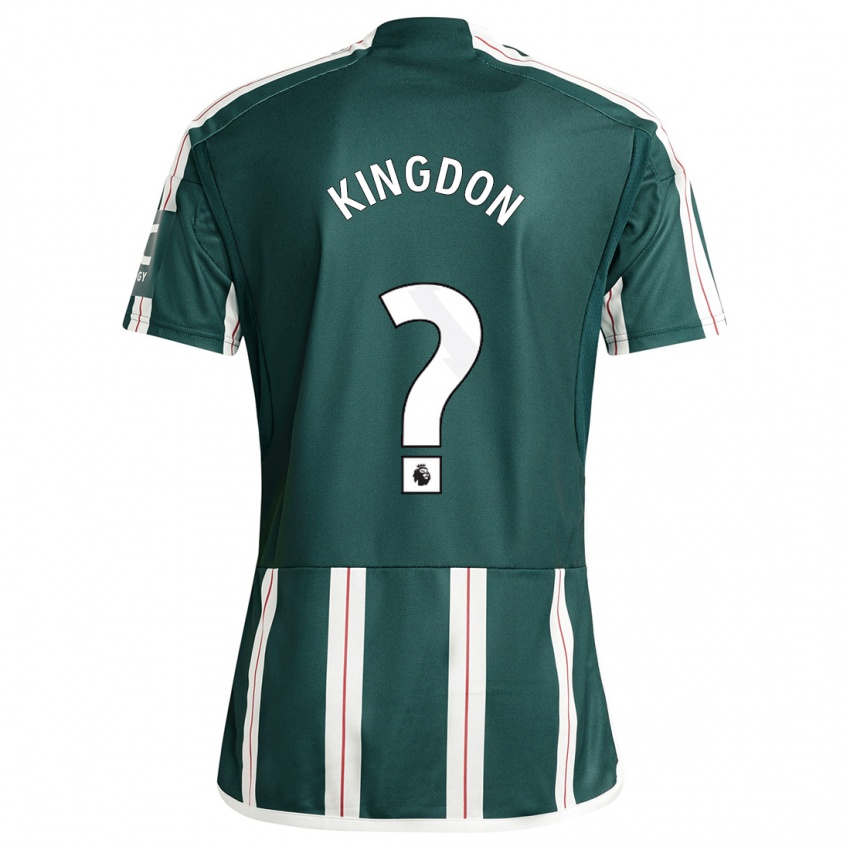 Criança Camisola Jack Kingdon #0 Verde Escuro Alternativa 2023/24 Camisa