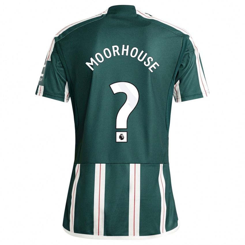 Criança Camisola Jack Moorhouse #0 Verde Escuro Alternativa 2023/24 Camisa