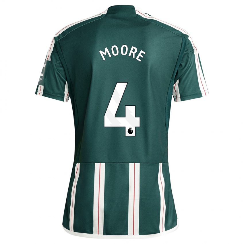 Criança Camisola Jade Moore #4 Verde Escuro Alternativa 2023/24 Camisa