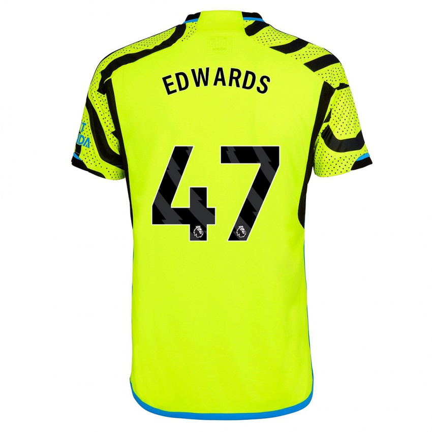 Criança Camisola Khayon Edwards #47 Amarelo Alternativa 2023/24 Camisa