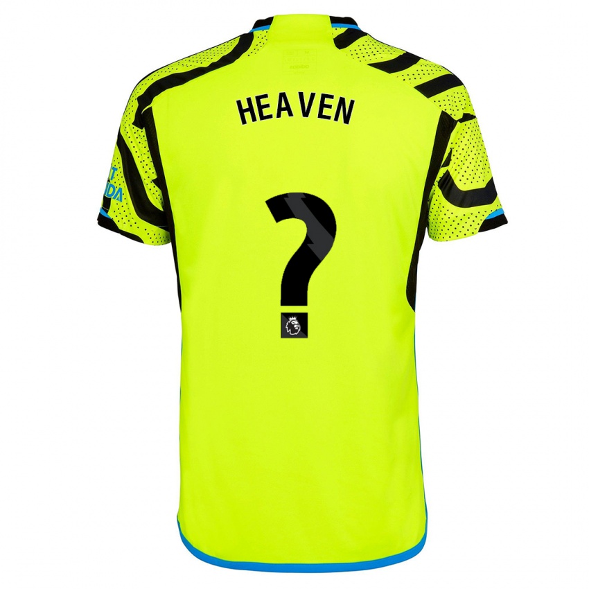 Criança Camisola Ayden Heaven #0 Amarelo Alternativa 2023/24 Camisa