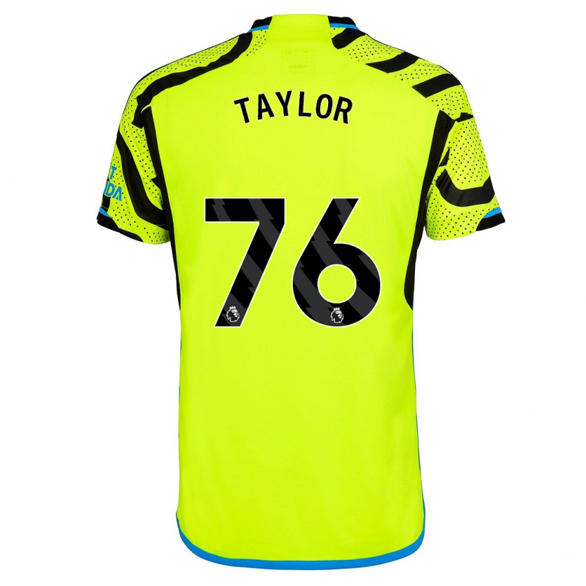 Criança Camisola Kido Taylor Hart #76 Amarelo Alternativa 2023/24 Camisa