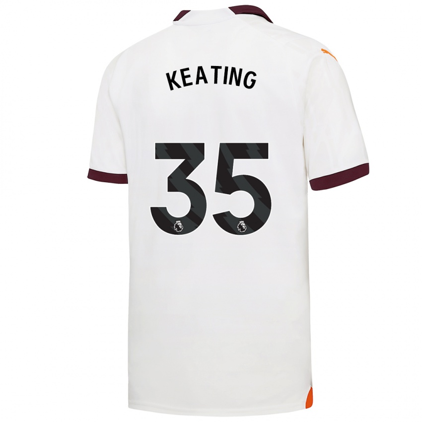 Criança Camisola Khiara Keating #35 Branco Alternativa 2023/24 Camisa