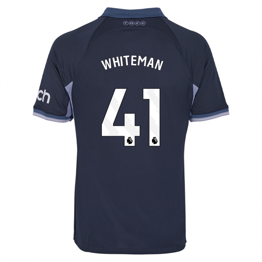 Criança Camisola Alfie Whiteman #41 Azul Escuro Alternativa 2023/24 Camisa