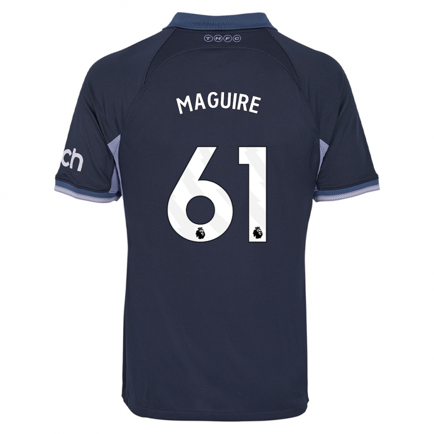 Criança Camisola Aaron Maguire #61 Azul Escuro Alternativa 2023/24 Camisa
