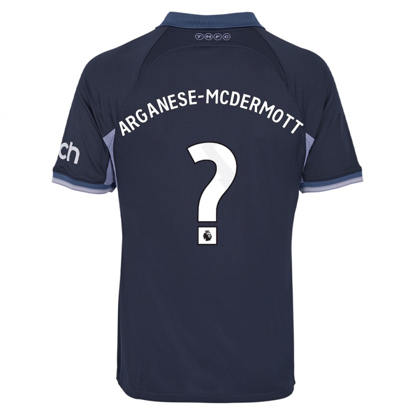 Criança Camisola Pele Arganese-Mcdermott #0 Azul Escuro Alternativa 2023/24 Camisa