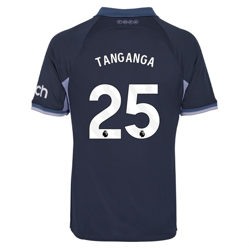 Criança Camisola Japhet Tanganga #25 Azul Escuro Alternativa 2023/24 Camisa