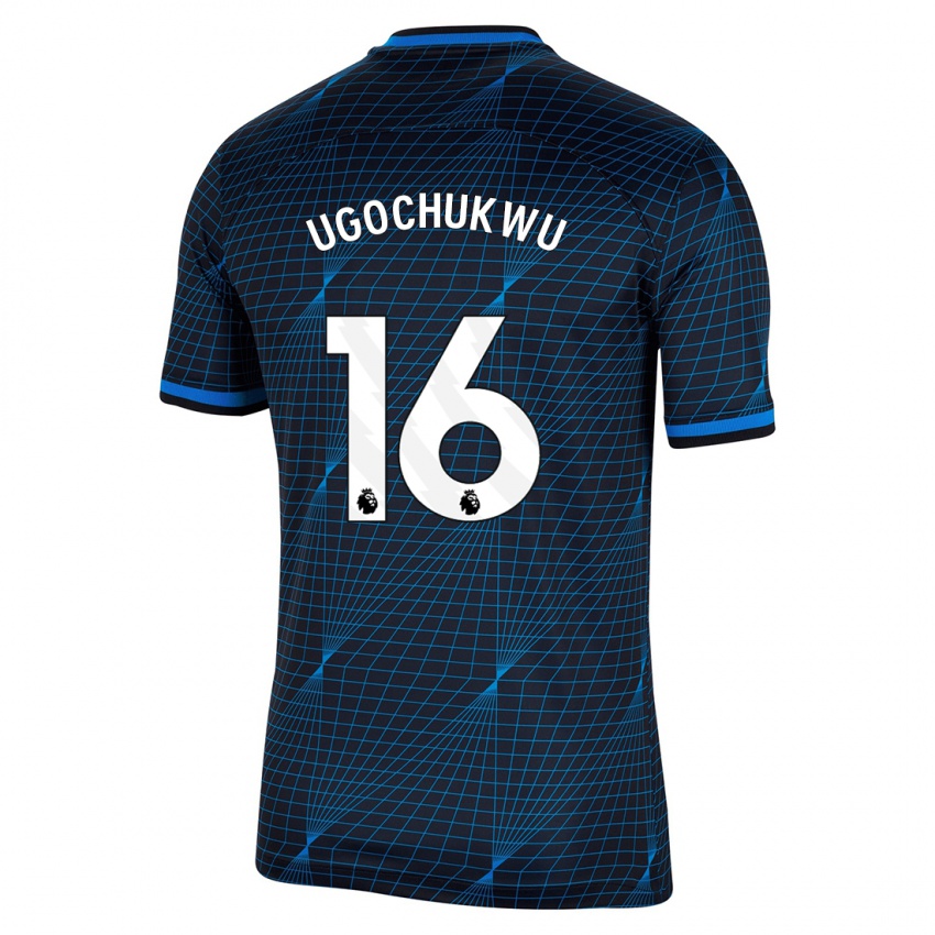 Criança Camisola Lesley Ugochukwu #16 Azul Escuro Alternativa 2023/24 Camisa