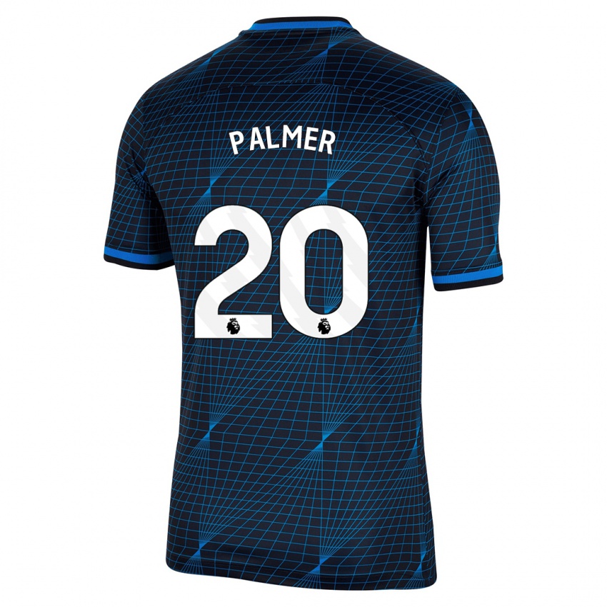 Criança Camisola Cole Palmer #20 Azul Escuro Alternativa 2023/24 Camisa