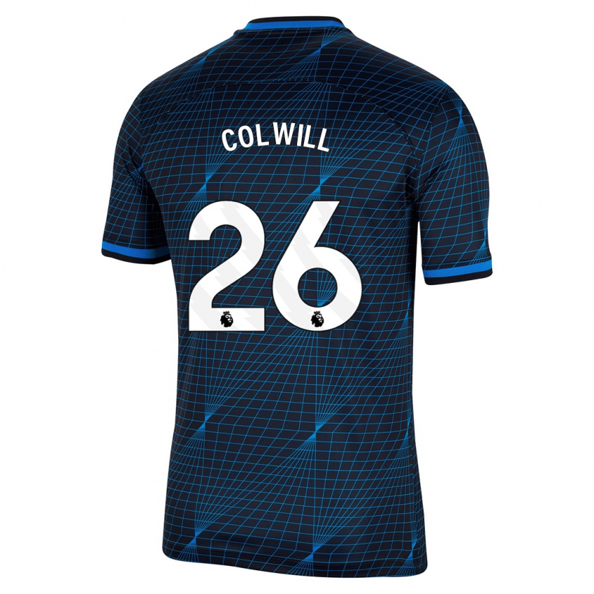 Criança Camisola Levi Colwill #26 Azul Escuro Alternativa 2023/24 Camisa