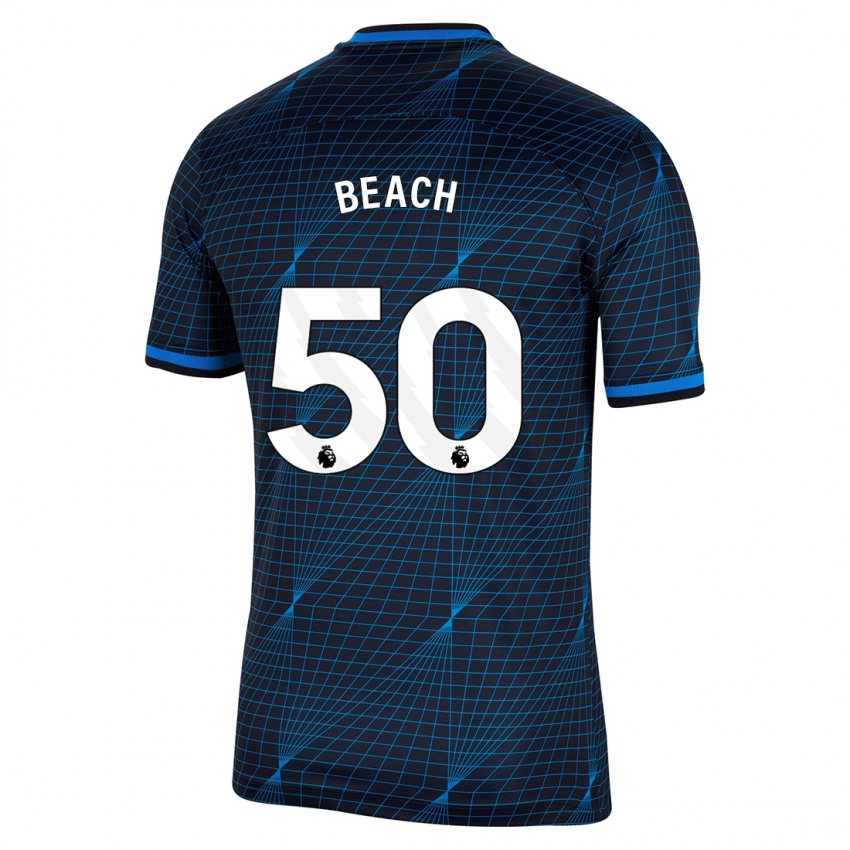Criança Camisola Eddie Beach #50 Azul Escuro Alternativa 2023/24 Camisa
