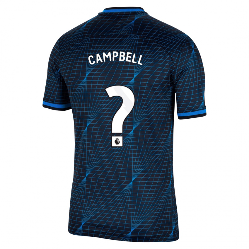 Criança Camisola Luke Campbell #0 Azul Escuro Alternativa 2023/24 Camisa