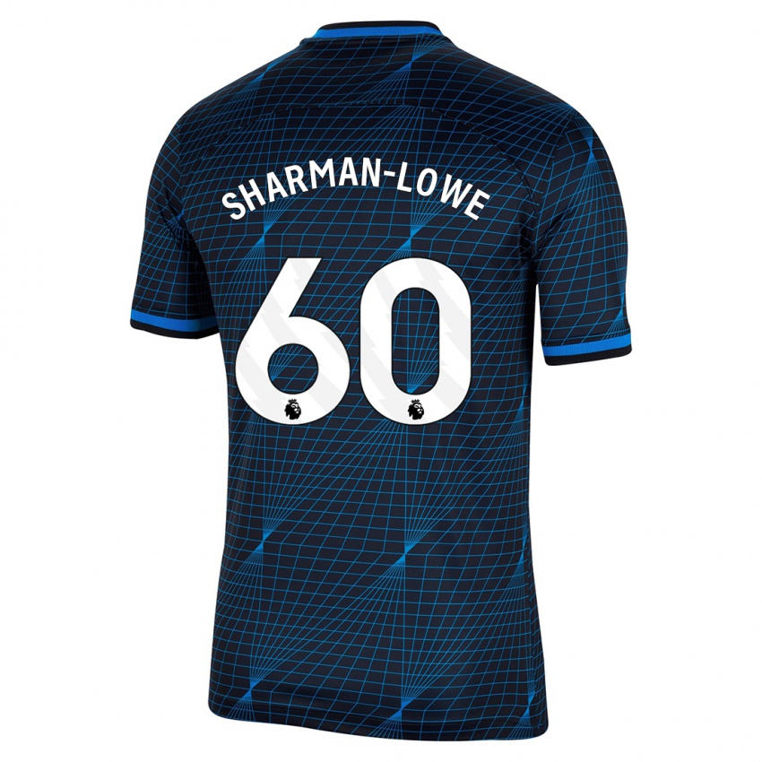Criança Camisola Teddy Sharman-Lowe #60 Azul Escuro Alternativa 2023/24 Camisa