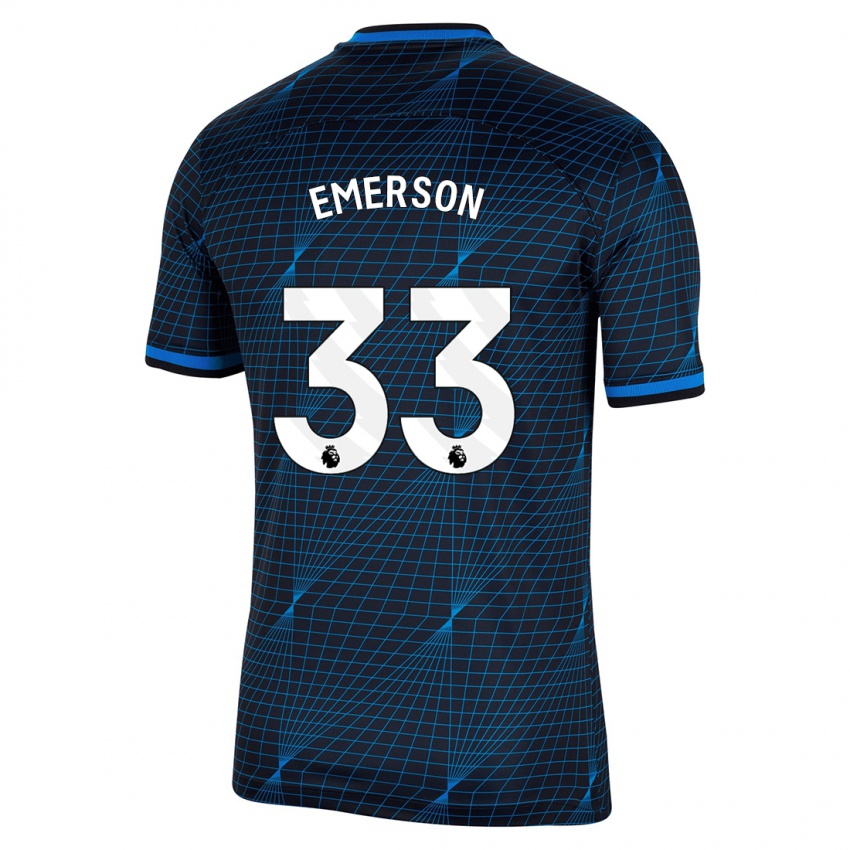 Criança Camisola Emerson #33 Azul Escuro Alternativa 2023/24 Camisa