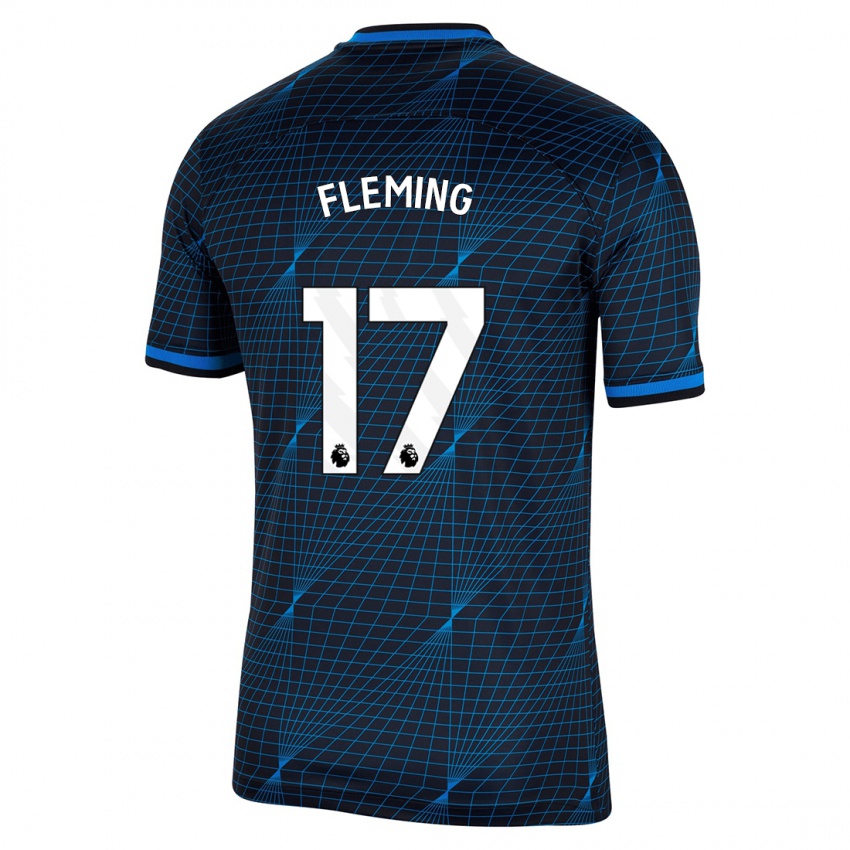 Criança Camisola Jessie Fleming #17 Azul Escuro Alternativa 2023/24 Camisa