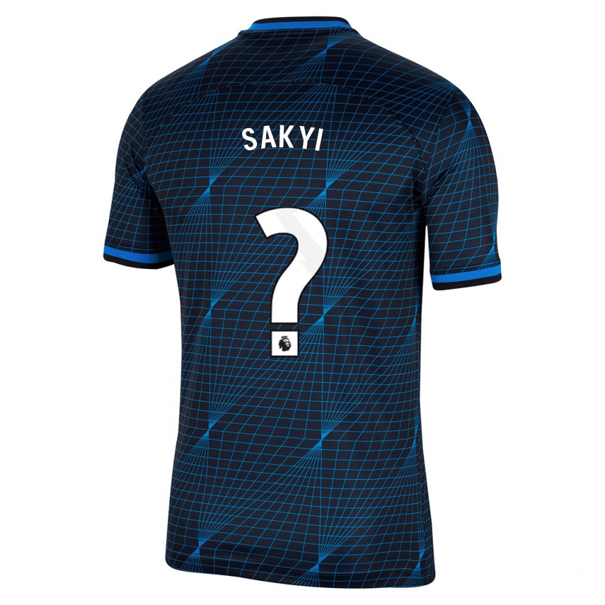 Criança Camisola Samuel Rak-Sakyi #0 Azul Escuro Alternativa 2023/24 Camisa